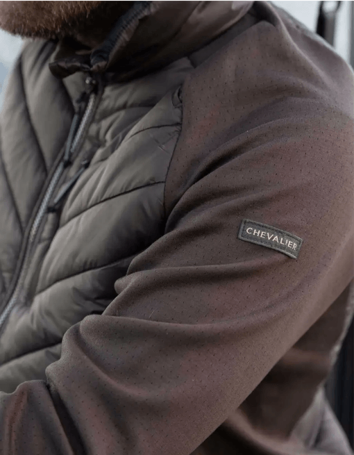 Куртка Chevalier Hunter Hybrid Leather Brown Фото 4